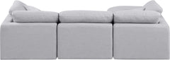 Indulge - Linen 4 Piece Modular Sectional With Chaise