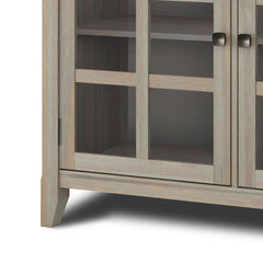 Acadian - Wide Storage Cabinet - Distressed Gray