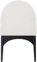 Waldorf - Boucle Dining Arm Chair With Black Legs