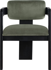 Sacha - Velvet Dining Chair With Black Base (Set of 2)