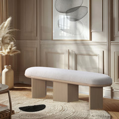 Wilshire - Bench With Natural Base