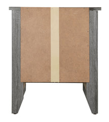 Roller Drawer Glides Nightstand