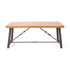 Catriona - 3 Piece Wood Outdoor Dining Set - Teak