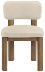 Paloma - Vegan Leather Upholstered Dining Chair (Set of 2) - Brown Frame