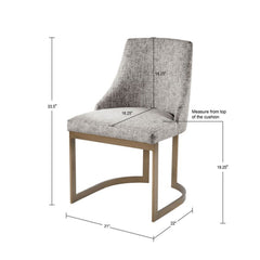 Contemporary Modern Accent Dining Chairs (Set of 2)