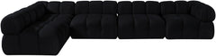 Orin - Velvet 5 Piece Modular Sectional