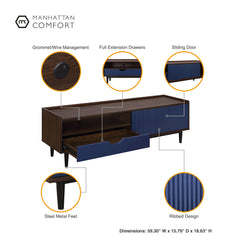 Duane - Fluted TV Stand