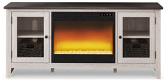 Dorrinson - TV Stand With Fireplace Insert