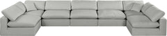Comfy - 7 Piece Linen Modular Armless Sectional