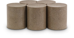 Dimple - 5 Piece Modular Coffee Table - Terazzo Finish