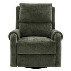 Manual Recliner Massage Chair With Swivel Rocker, 8 Massage Modes, Side Storage Pocket