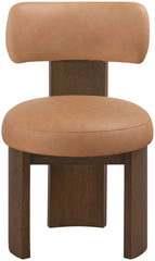 Atelier - Vegan Leather Upholstered Dining Chair (Set of 2) - Painted Brown Frame