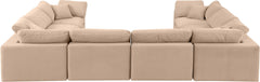 Comfy - 8 Piece Velvet Modular Sectional