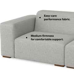 Rex - 2 Seater Sofa - Gray