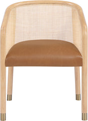 Sylvan - Vegan Leather Dining Chair (Set of 2) - Natural Frame