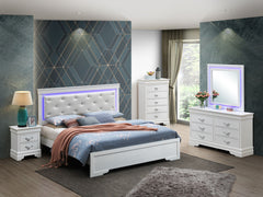 Transitional Full Bed - Champagne