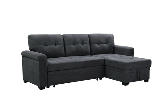 Lucca - Reversible Sectional Sleeper Sofa Chaise With Storage