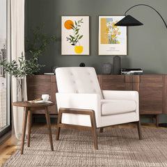 Cole - Solid Wood Lounge Chair