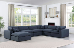 Comfy - 7 Piece Linen Modular Sectional With Chaise