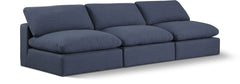 Comfy - Linen Modular Armless Sofa 3 Seats