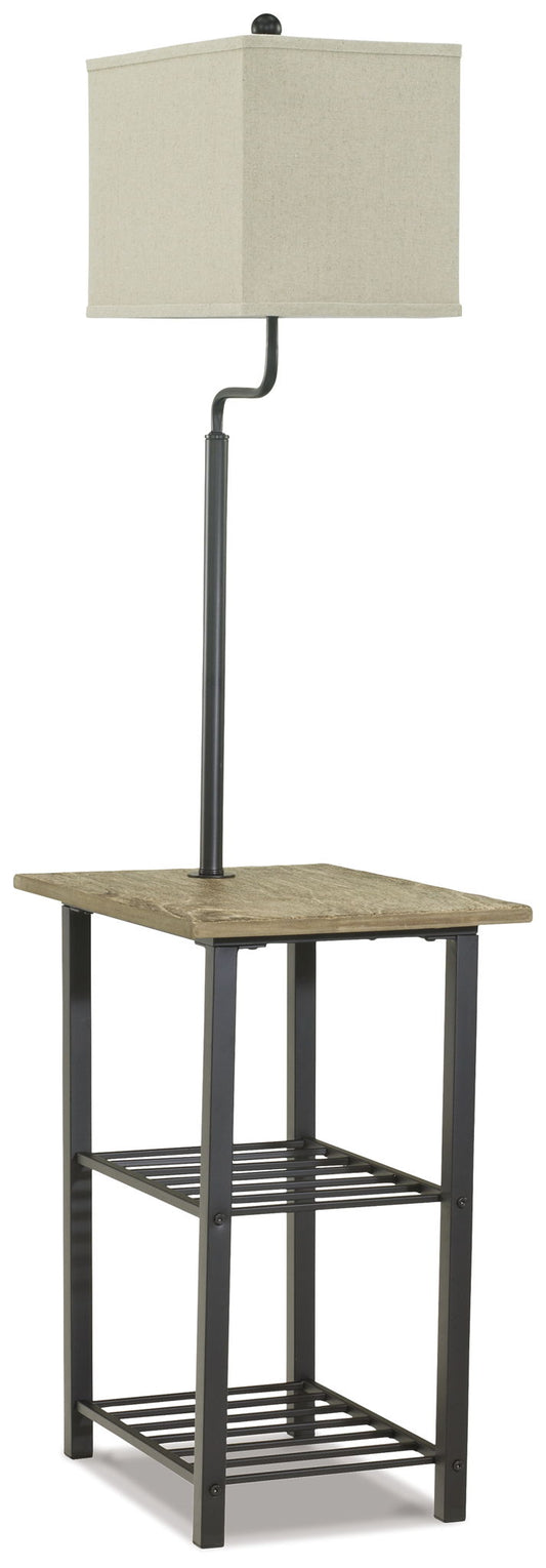 Shianne - Metal Tray Lamp - Black