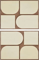 Icon - Mango Wood 2 Piece Wall Art