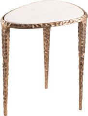 Gild - Aluminum Base And Genuine Marble Top Table