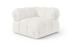 Orin - Velvet Performance Fabric Upholstered Modular Corner Chair