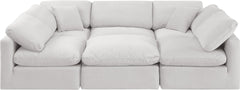 Indulge - Velvet 6 Piece Modular Sectional