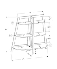 Bookshelf, Bookcase, Etagere, 3 Tier, For Office, Contemporary & Modern