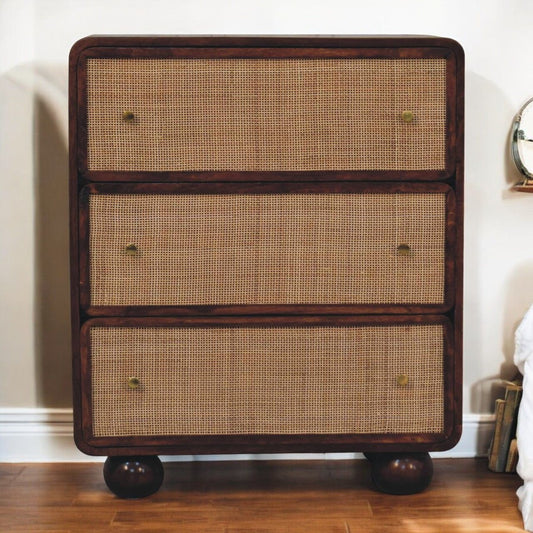 Woven Chest - Brown