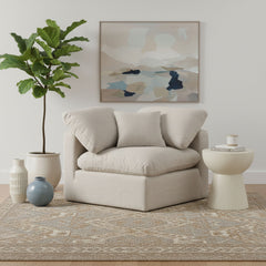 Indulge - Linen Corner Chair