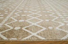 Bunchly - 5' x 7' Rug - Tan / Brown / Cream