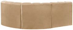 Arc - Velvet 3 Piece Sofa