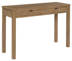 Denbourne - Console Sofa Table - Natural / White Wash