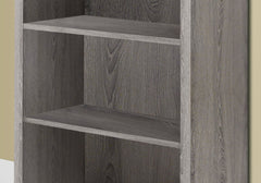 Bookshelf, Bookcase, Etagere, 5 Tier, For Office, Contemporary & Modern - Taupe