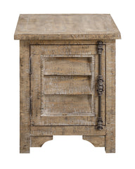 Chair Side Table - Taupe