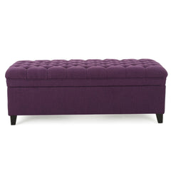 Juliana - Storage Ottoman With Birch Legs