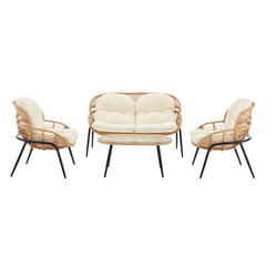 Pine - 4 Piece Outdoor Conversation Set
