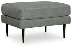 Hazela - Ottoman - Charcoal