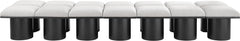 Pavilion - 14 Piece Modular Bench With Black Base