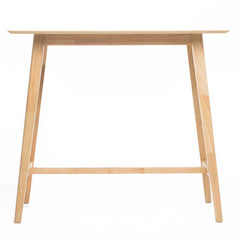 Bar Height Dining Table With Splayed Legs And Elongated Rectangular Top