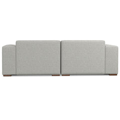 Rex - 2 Seater Sofa And Ottoman - Gray