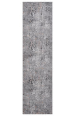 Marfi - 2' X 8' Abstract Runner Rug - Gray Multi