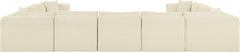 Shaggy - 9 Piece Modular U-Shaped Sectional
