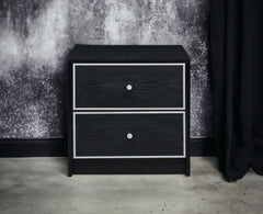 Jabir - Accent Table - Black / Silver