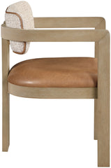 Ravina - Upholstered Dining Chair With Stained Natural Base (Set of 2)