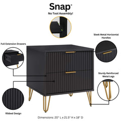 Dumbo - Nightstand With 2 Drawers