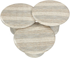 Emara - 3 Piece Concrete And Fiberglass Indoor / Outdoor Coffee Table