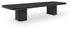 Mohari - Solid Wood And Oak Veneer 112" / 160" Dining Table